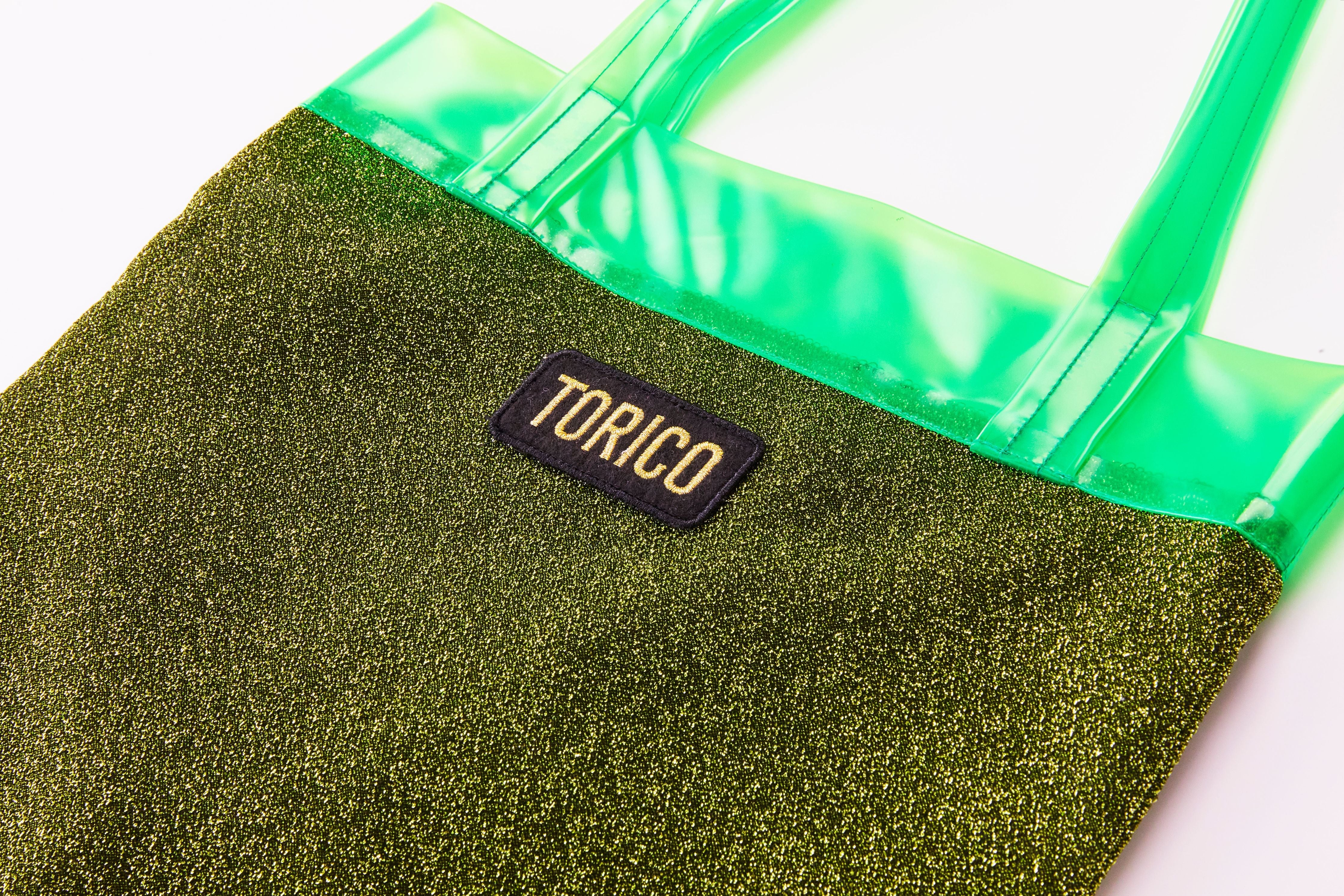 TORICO LAME CLEAR TOTE BAG