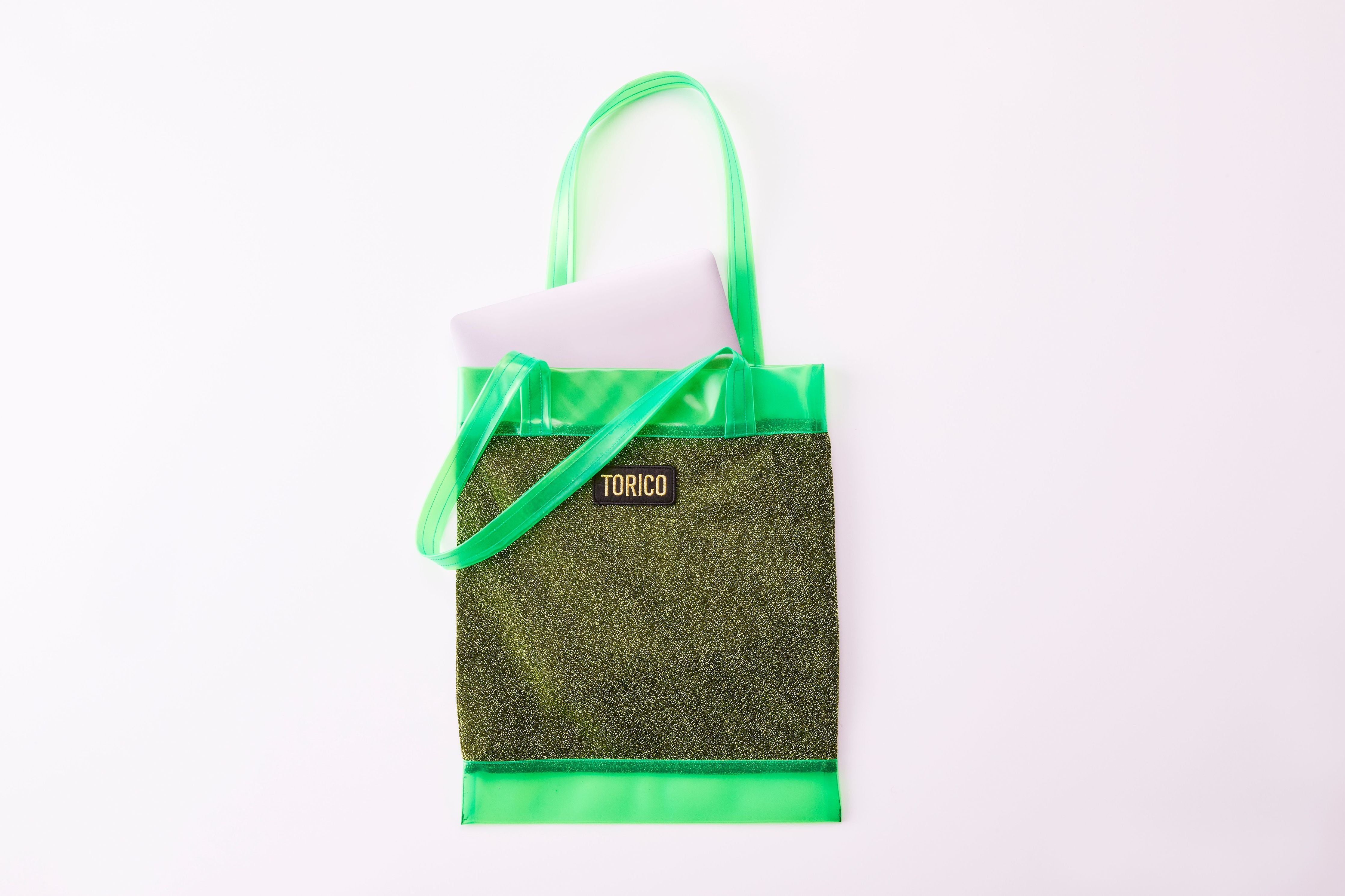 TORICO LAME CLEAR TOTE BAG